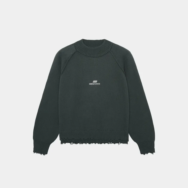Fray Hunt Knit Sweater sold by EME STUDIOS