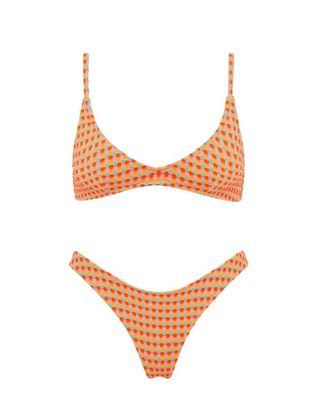 MAIA - GARA Textured Scoop Bikini Set sold by triangl swimwear