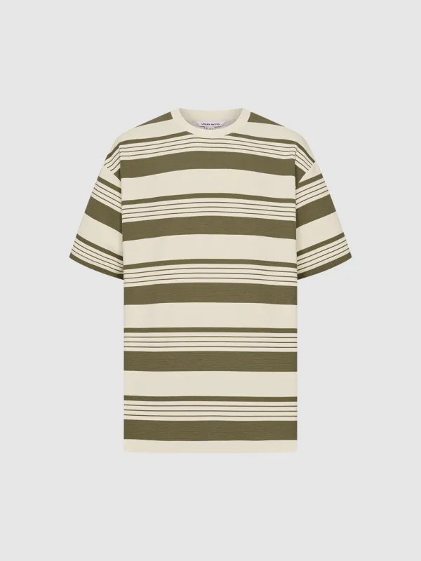 Striped Short Sleeve T-Shirts sold by Urban Revivo