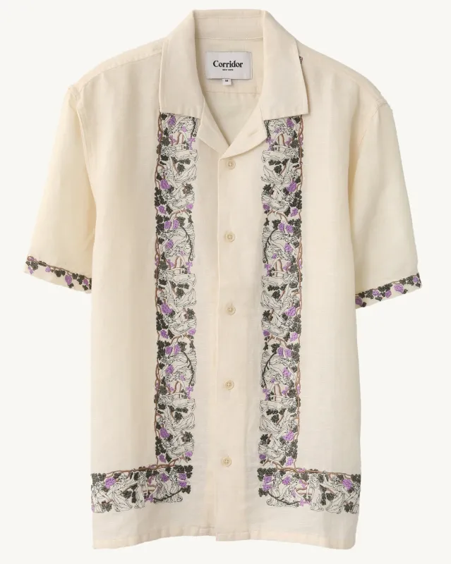 Bacchanal Embroidery SS Camp sold by Corridor