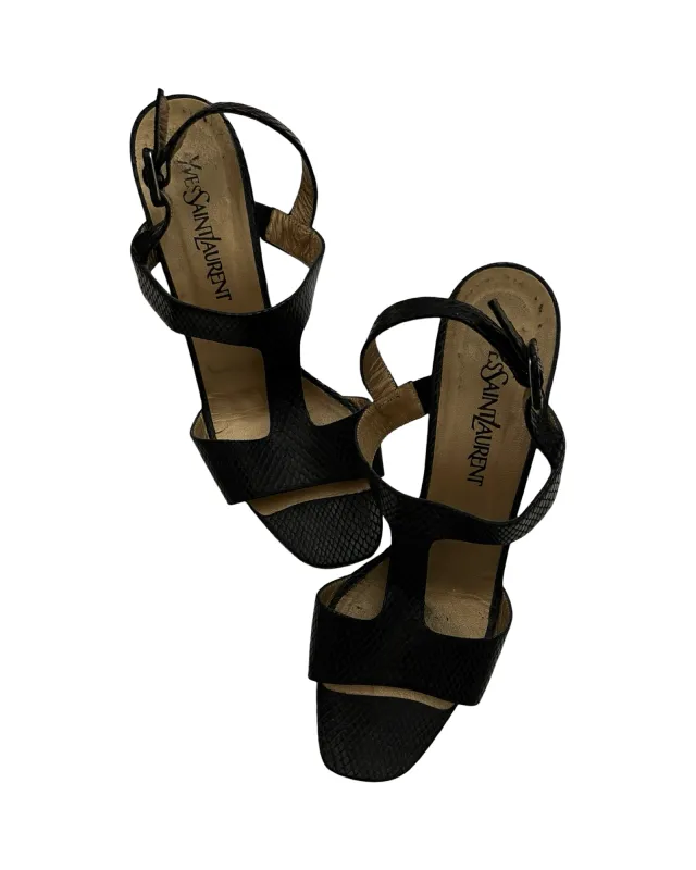 YSL Snake Skin Heels 38.5 sold by Banks Jewelry