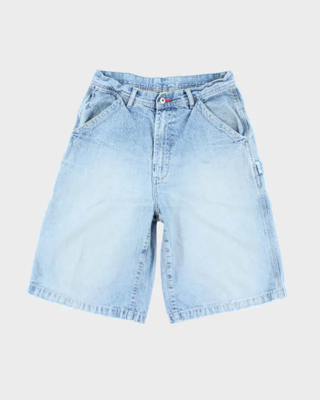 Vintage 725 Medium Wash Wide Leg Denim Shorts - W32 L13 sold by Rokit