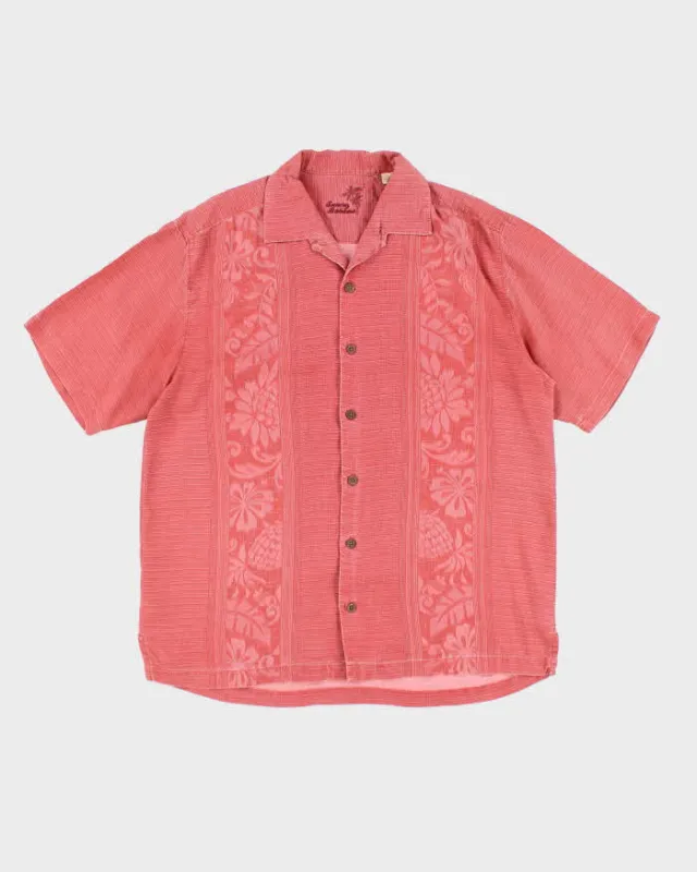 Vintage Tommy Bahama Hawaiian Silk Shirt - L sold by Rokit