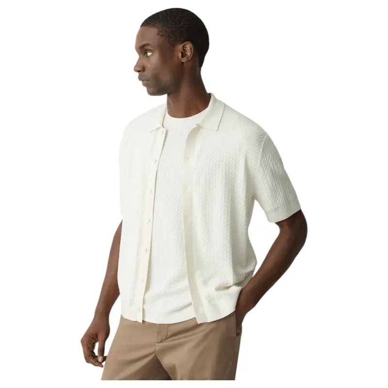 Theory Cairn Short-Sleeve Sweater in Cotton  P0384702 104 sold by J&Z Couture