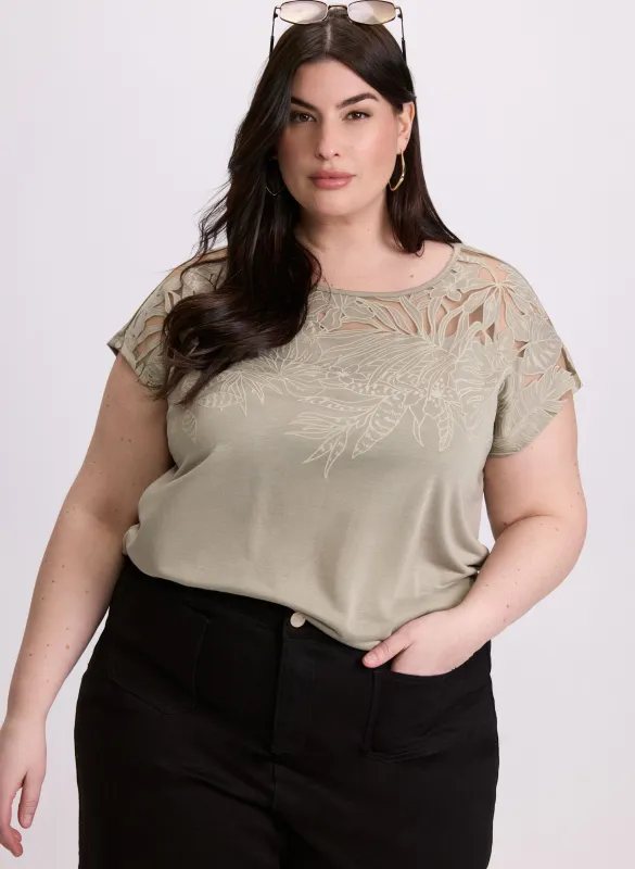 Mixed Floral T-Shirt sold by Laura