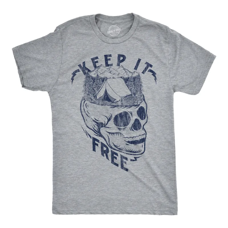 Keep It Free Men's T Shirt sold by Crazy Dog T-Shirts