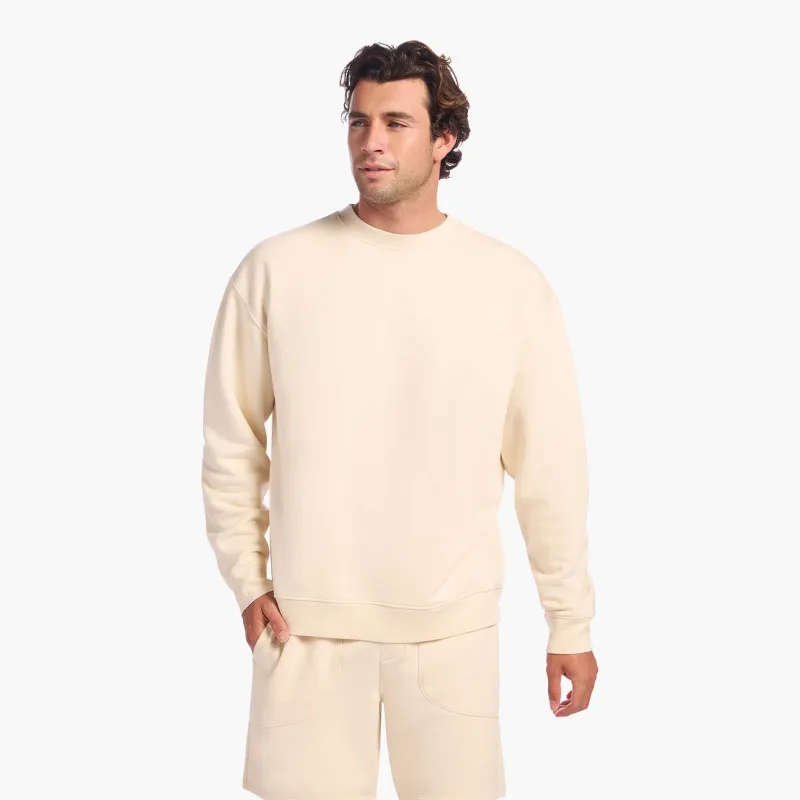 Vintage Fleece Men's Crewneck | Washed Bone sold by nuuds