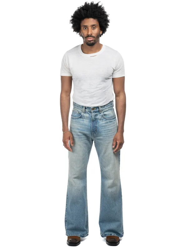 Serge Loose Bootcut Jeans - Dusk Indigo sold by Bare Knuckles
