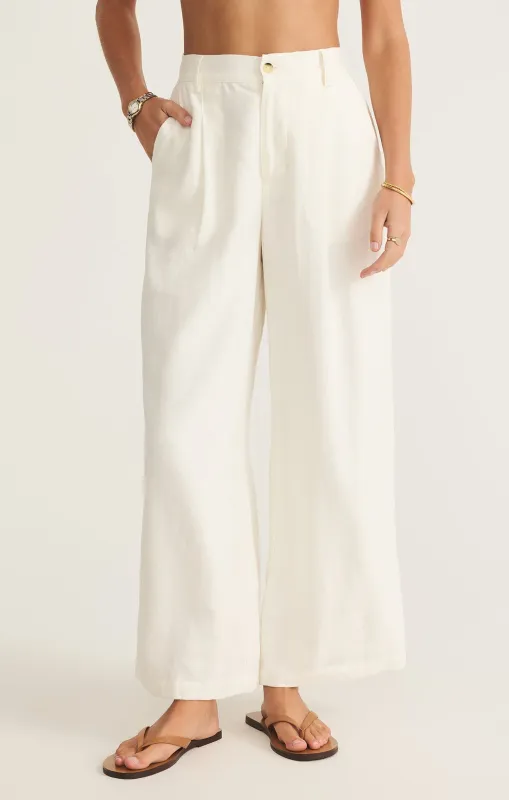 Topanga Wide Leg Linen Pant sold by Z Supply