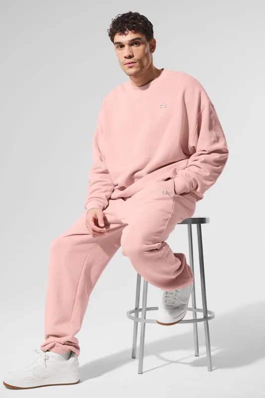 Accolade Crew Neck Pullover - Pink Quartz sold by Alo Yoga