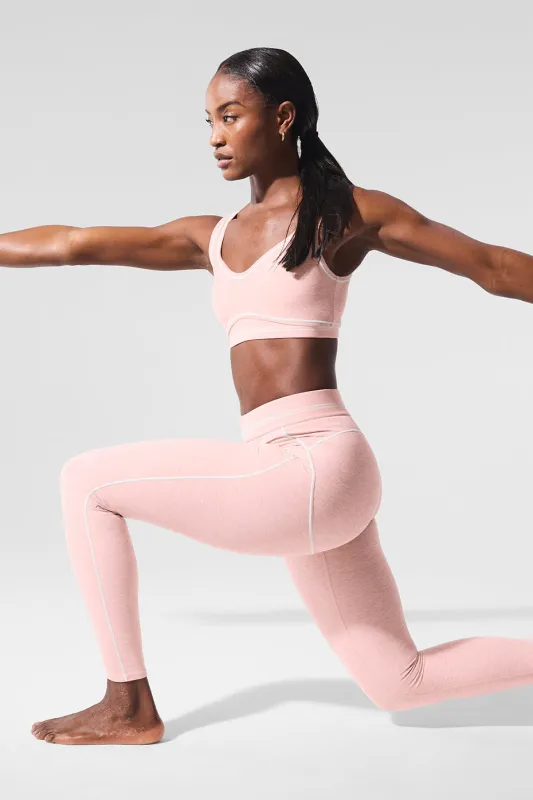 Alosoft High-Waist Heart Throb Legging - Pink Quartz Heather