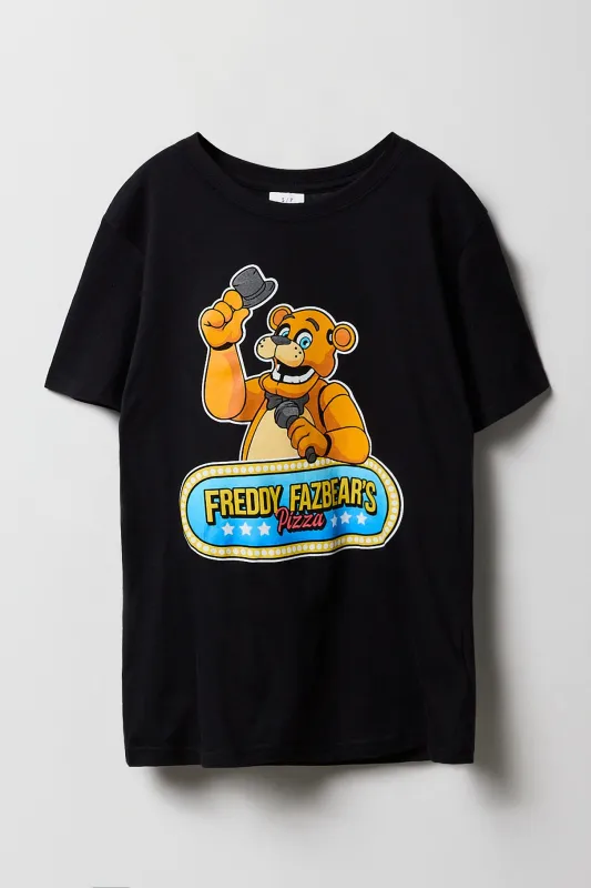 T-shirt à imprimé Freddy Fazbear's pour enfants sold by Urban Planet