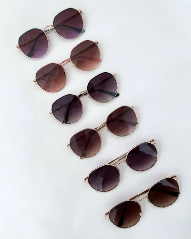 Tina Round Aviator Sunglasses sold by fab'rik