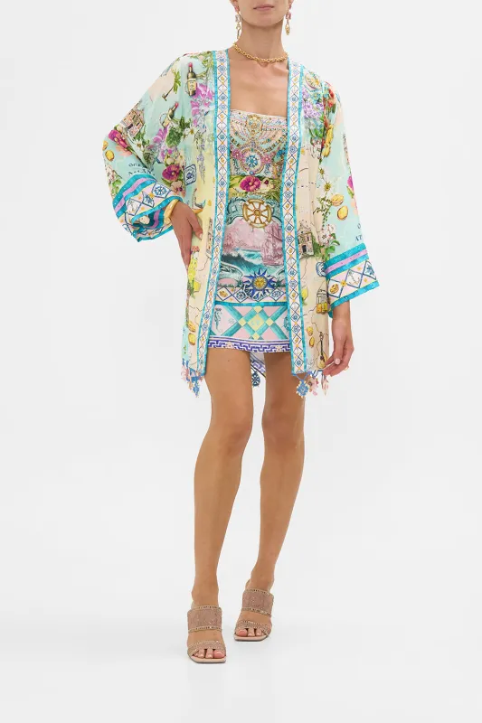 SHORT KIMONO WRAP JUST COASTING sold by Camilla