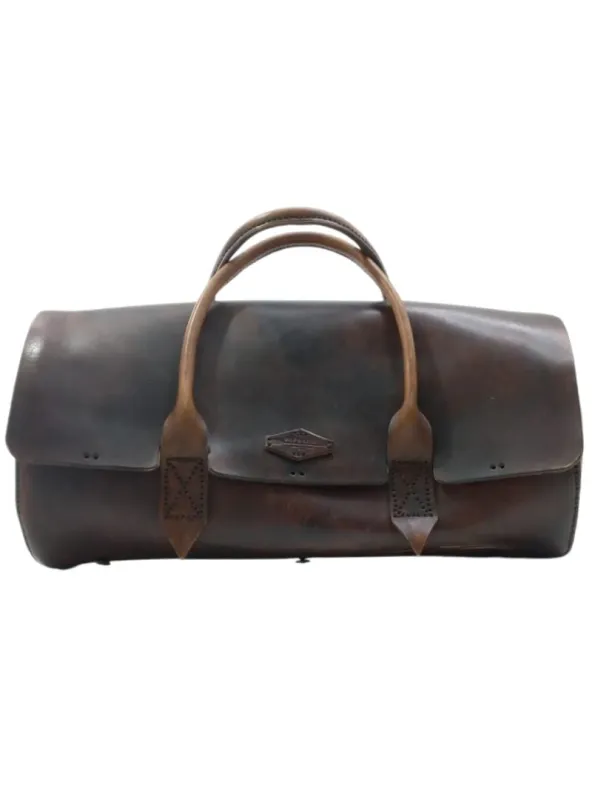 GENUINE LEATHER FLAP DUFFLE BAG sold by FBO