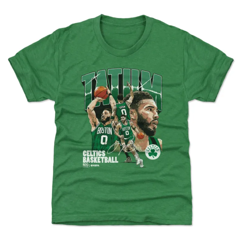 Jayson Tatum Boston Celtics Collage WHT sold by 500 Level