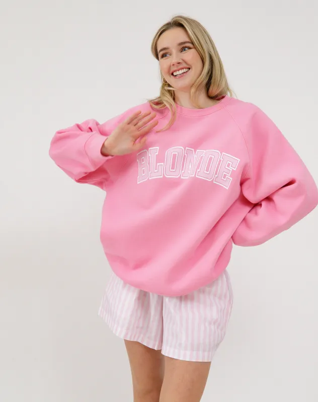 "Blonde" Varsity Hair Colour Not Your Boyfriend's Crew sold by Brunette The Label