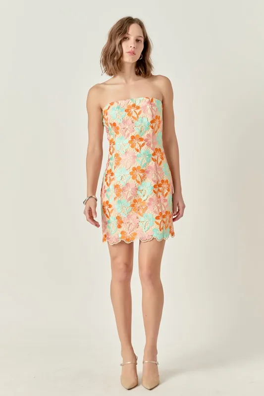 Rhinestone Lace Dress sold by Endless Rose