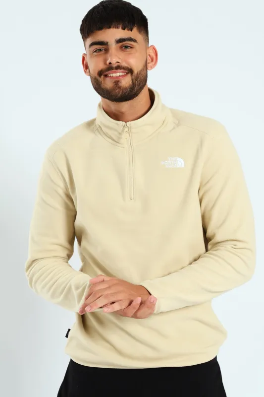 Glacier Quarter Zip Tracktop - Taupe sold by Edgars