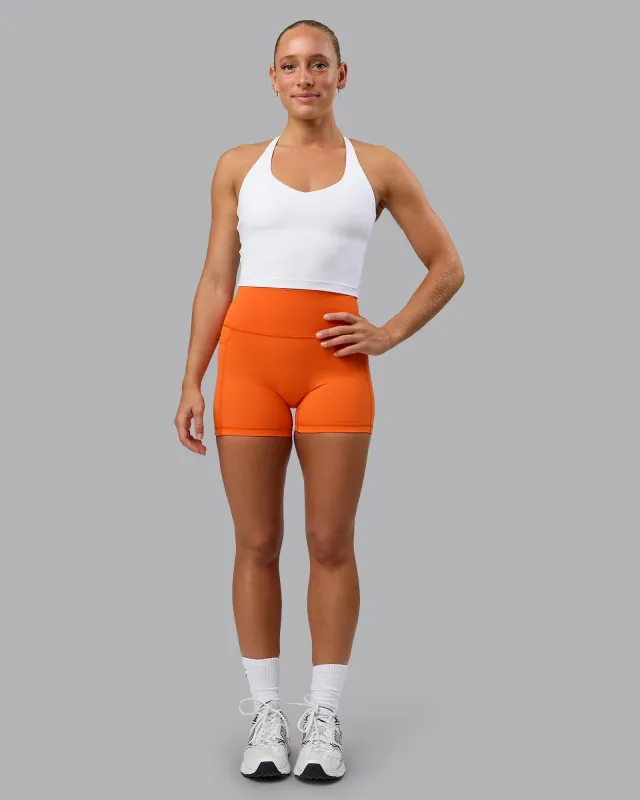 Fusion Ultra High-Rise 4" Short Pockets - Mandarin sold by LSKD