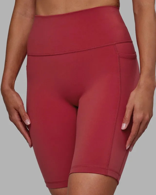 Fusion Ultra High-Rise 9" Short Pockets - Claret sold by LSKD