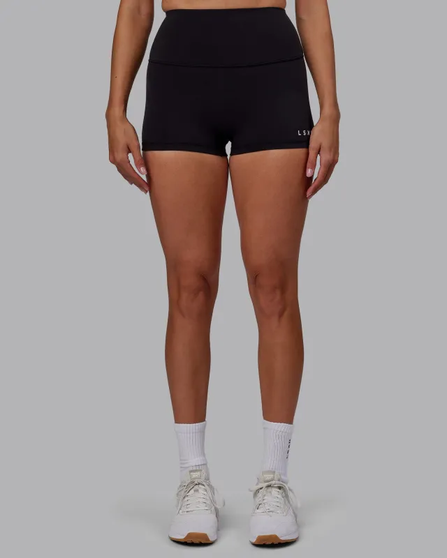 RXD High-Rise 2" Short - Black sold by LSKD