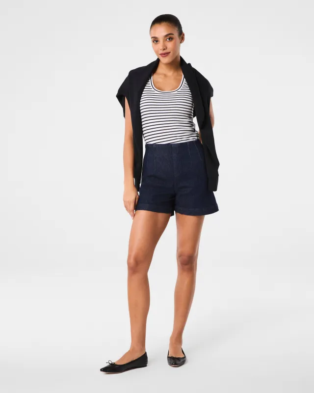 SPANXshape™ EveryWear Zero Waistband Jean Shorts, 5" sold by SPANX