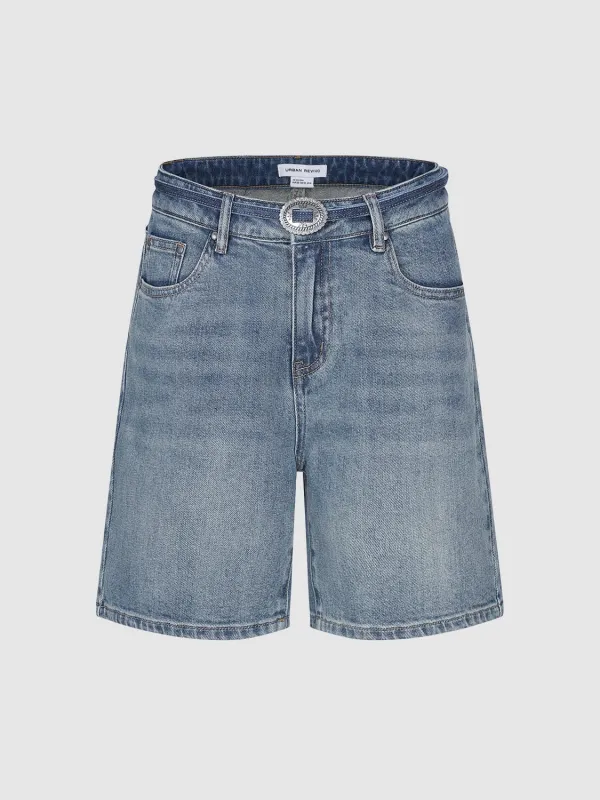 Denim Shorts sold by Urban Revivo