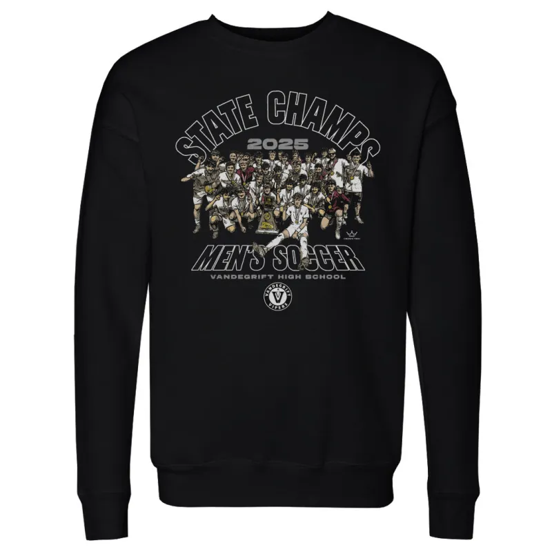 Crown Trio Vandegrift Vipers Men's Soccer State Champs 2025 WHT sold by 500 Level