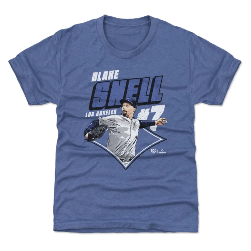 Blake Snell Los Angeles D Diamond WHT sold by 500 Level