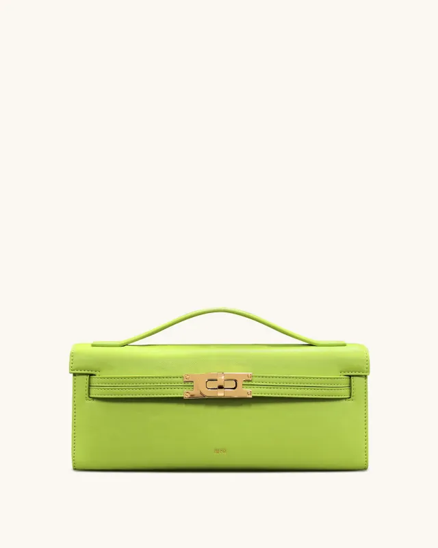 Bria Structured Top Handle Bag - Green sold by JW PEI