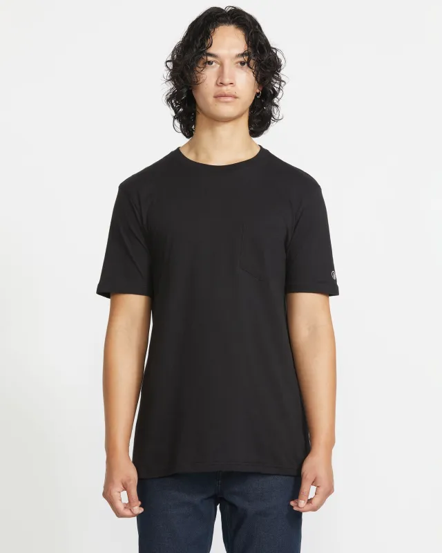 Men's Solid Short Sleeve Shirt Pocket Tee sold by Volcom