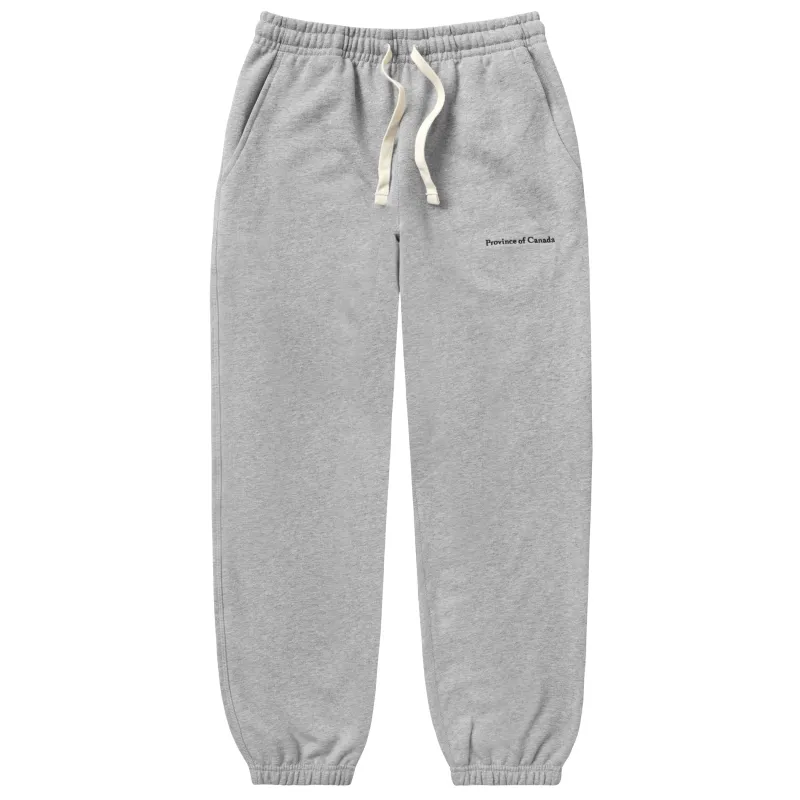 Relaxed French Terry Sweatpant Heather Grey - Unisex sold by Province of Canada