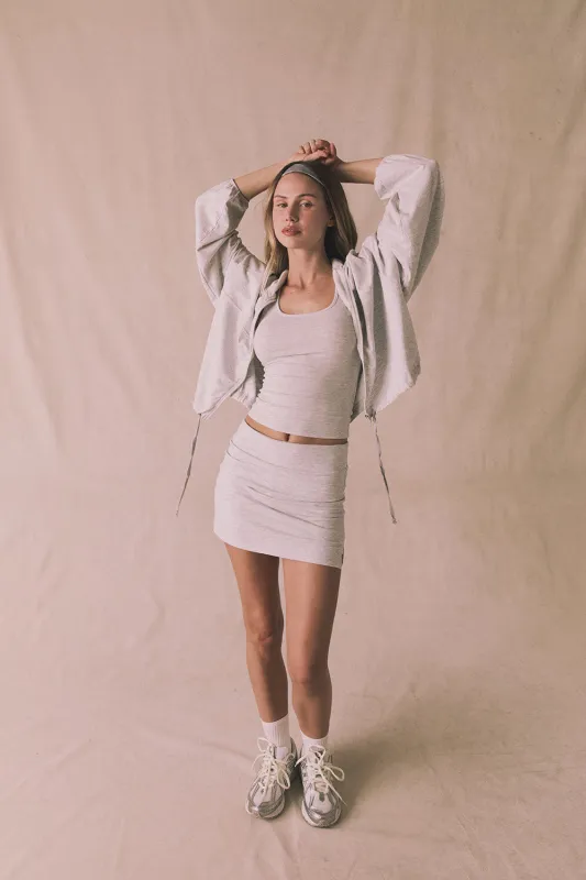 Rue Light Heather Gray Skort sold by Chaser