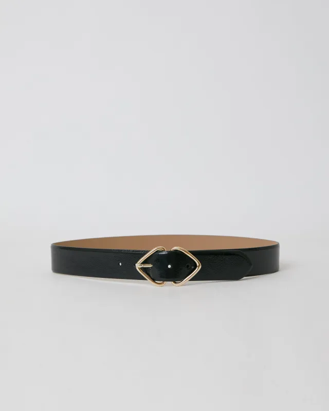 LIVIA GLOSS LEATHER BELT (FINAL SALE) sold by B-Low the Belt