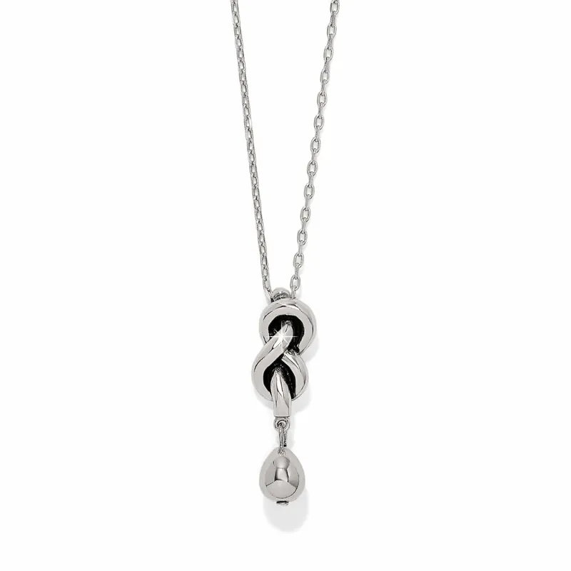 Interlok Single Knot Drop Necklace sold by Brighton