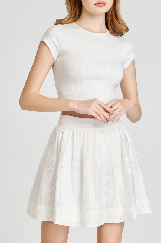 ROSALIE MINI SKIRT sold by Wayf