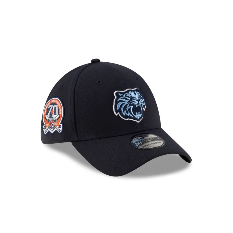 Tigres de Quintana Roo LMB 100th Anniversary Alt Navy 39THIRTY Stretch Fit Hat sold by New Era