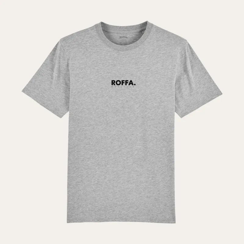 ROFFA. t-shirt regular - 100% organisch katoen - logo groot sold by Rotterdam Brands