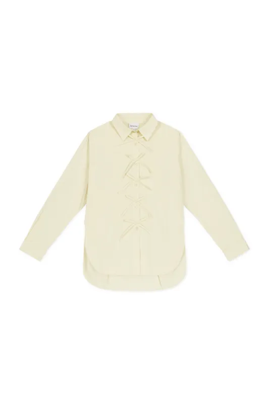 Genevieve Button Down in Butter sold by FIND ME NOW