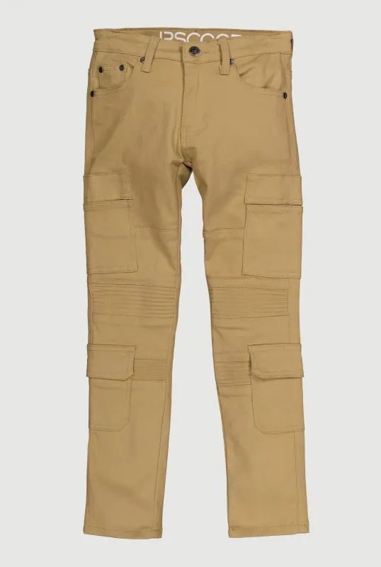 Boys Utility Moto Skinny Jeans sold by Rainbow