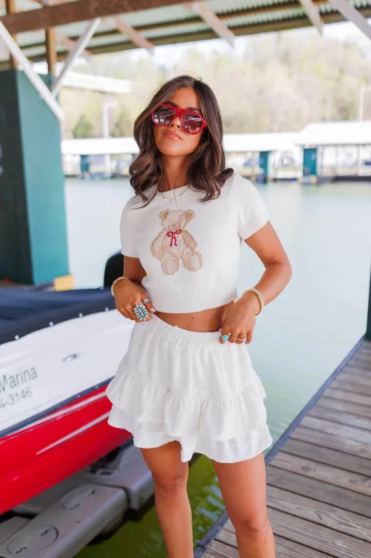 Teddy Bear Sweater Top sold by LANE 201
