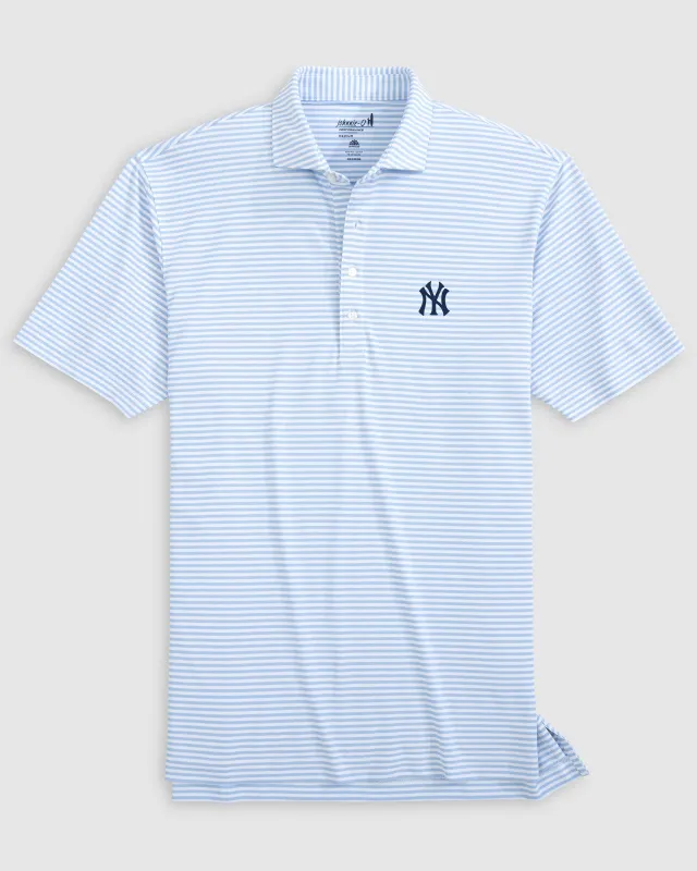 New York Yankees Stetsons Performance Mesh Polo sold by Johnnie-O
