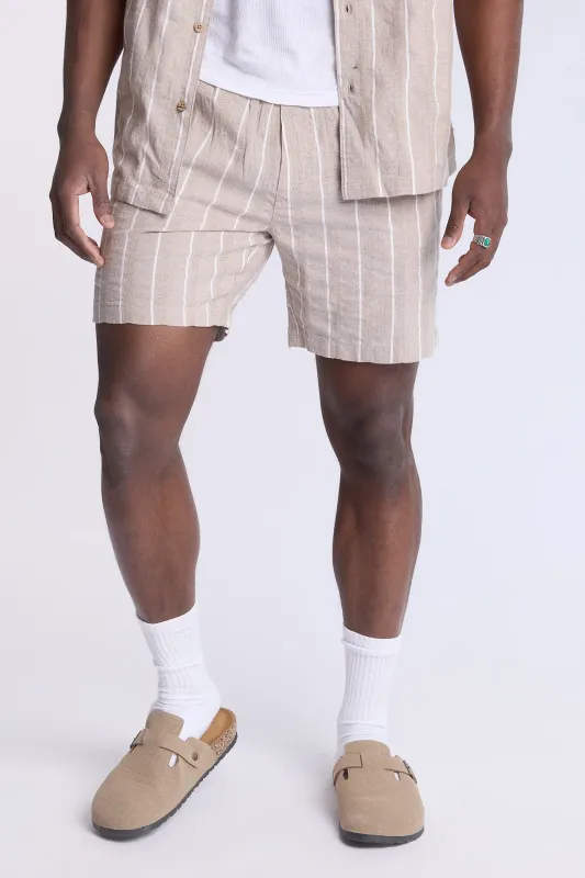 Textured Striped Knit Shorts sold by Bluenotes