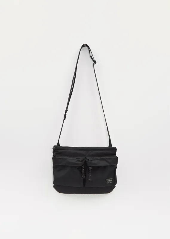 Force Technical Shoulder Bag — Black sold by La Garconne