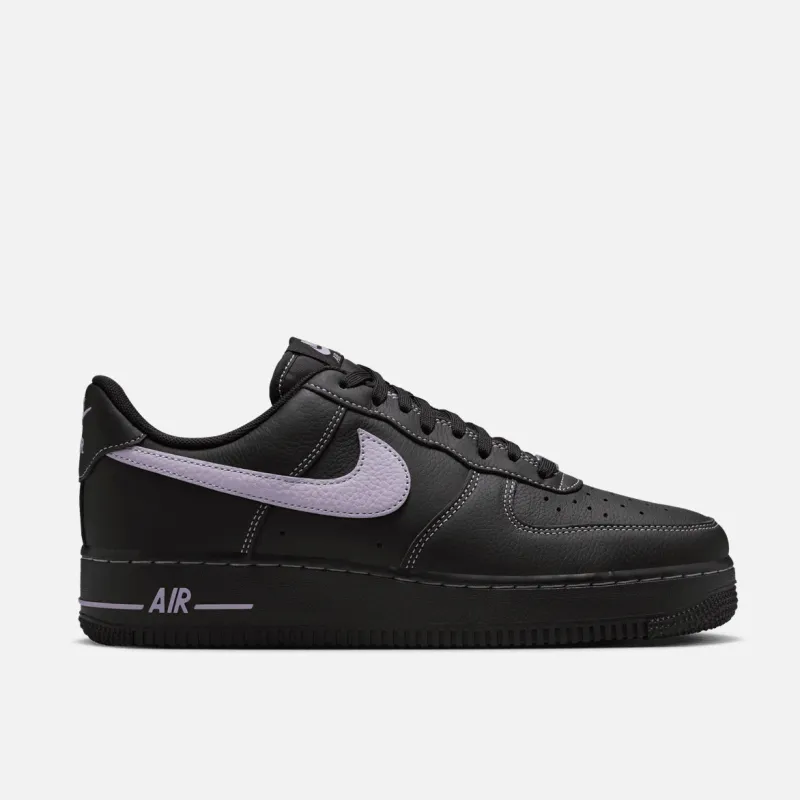 AIR FORCE 1 `07 LV8 - BLACK / LIGHT LILAC sold by Lapstone & Hammer