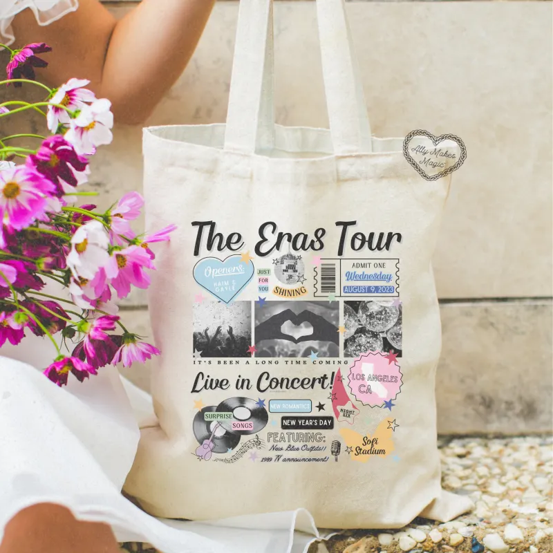 los angeles night 6 tote bag *custom* sold by Ally Makes Magic