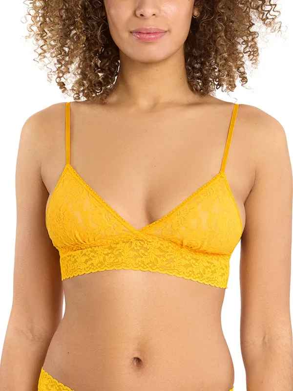 Signature Lace® Padded Triangle Bralette Tuscan Sun Orange Sale sold by Hanky Panky