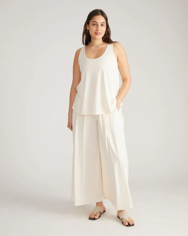 Trisha Lounge Tank - Porcelain sold by Universal Standard