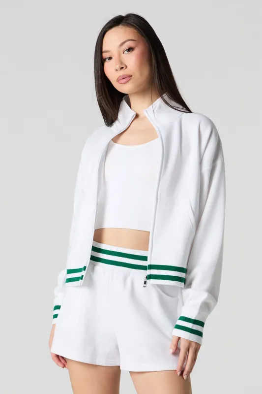 Short Active en molleton avec bande de taille rayée sold by Urban Planet